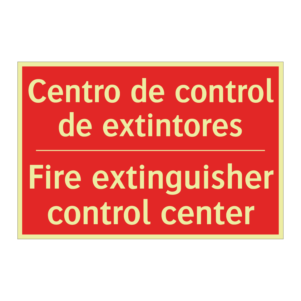 Centro de control de /.../ - Fire extinguisher control /.../