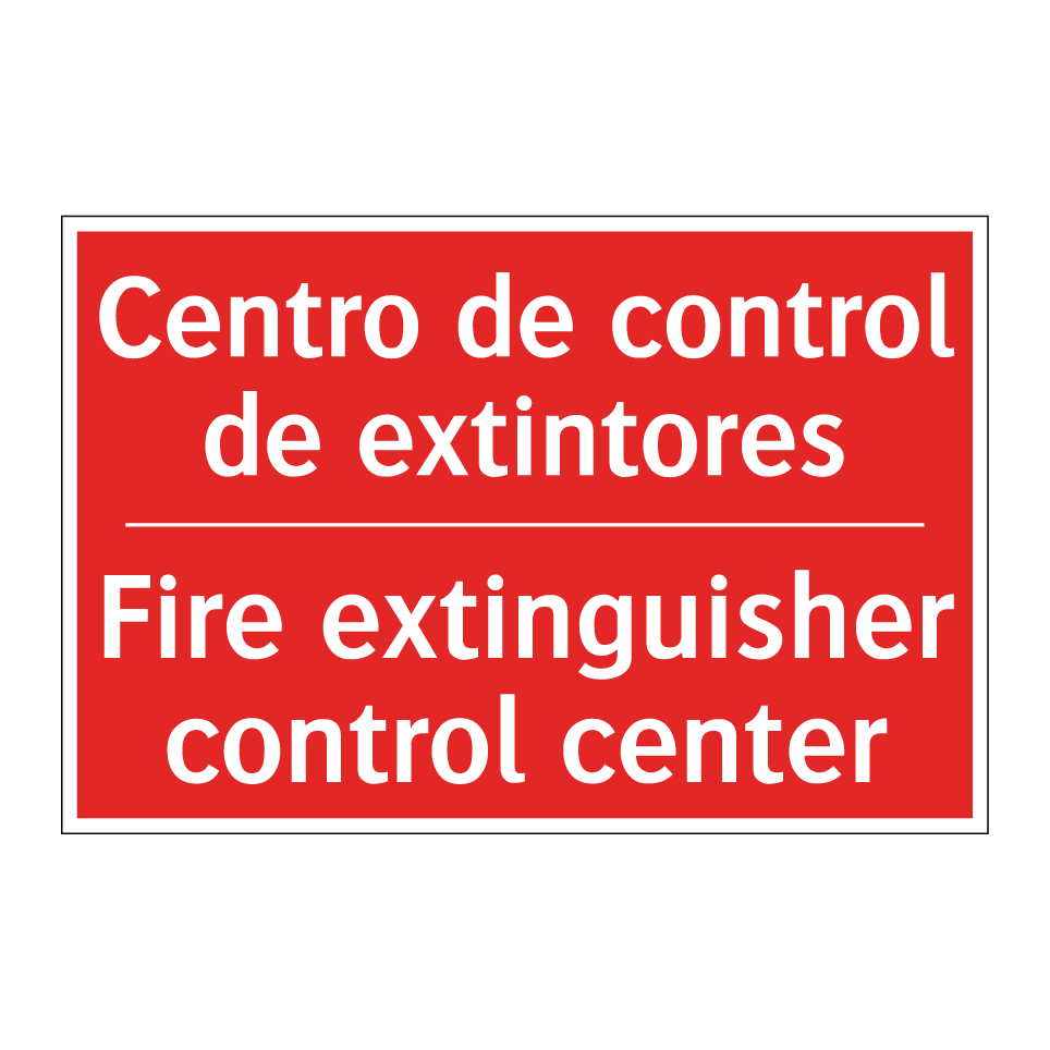 Centro de control de /.../ - Fire extinguisher control /.../
