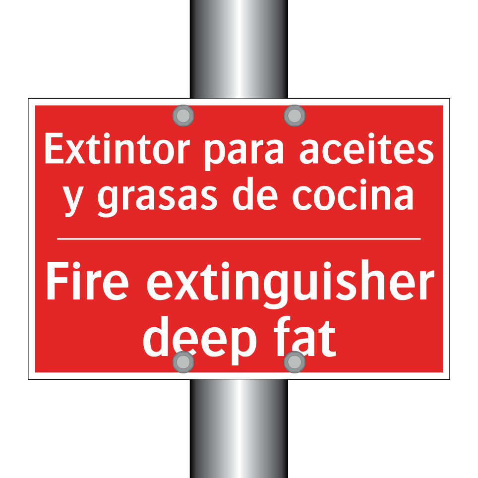 Extintor para aceites y /.../ - Fire extinguisher deep fat