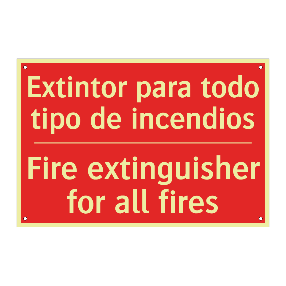 Extintor para todo tipo de /.../ - Fire extinguisher for all /.../