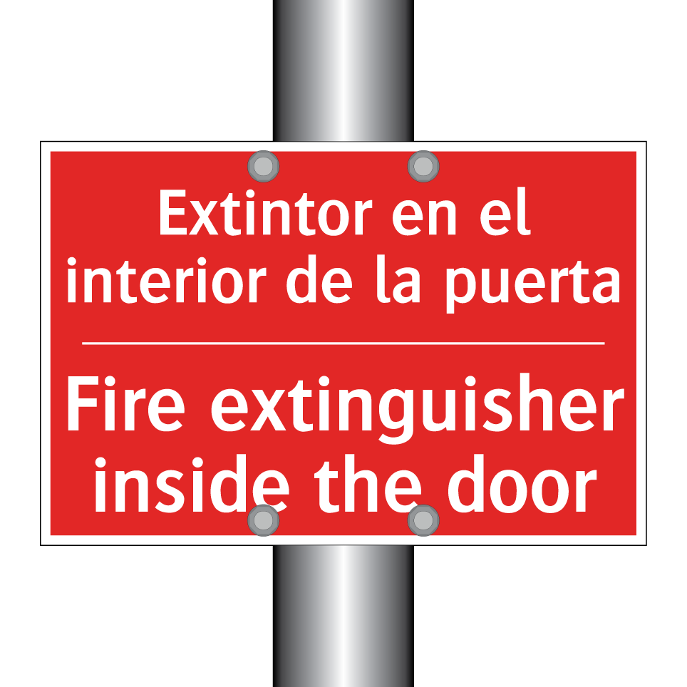 Extintor en el interior de la /.../ - Fire extinguisher inside the /.../