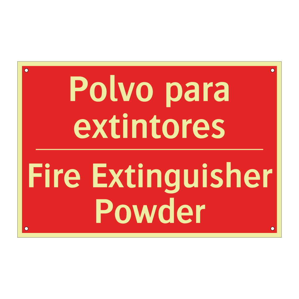 Polvo para extintores - Fire Extinguisher Powder