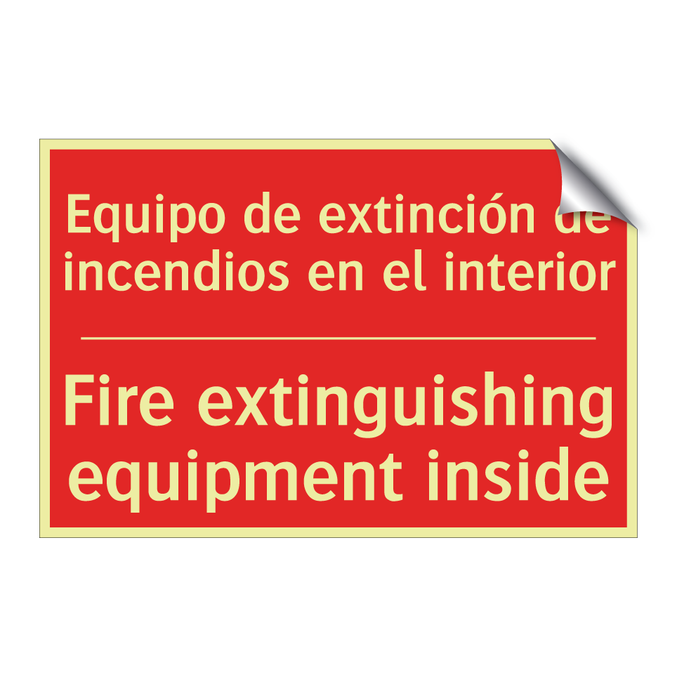 Equipo de extinción de /.../ - Fire extinguishing equipment /.../