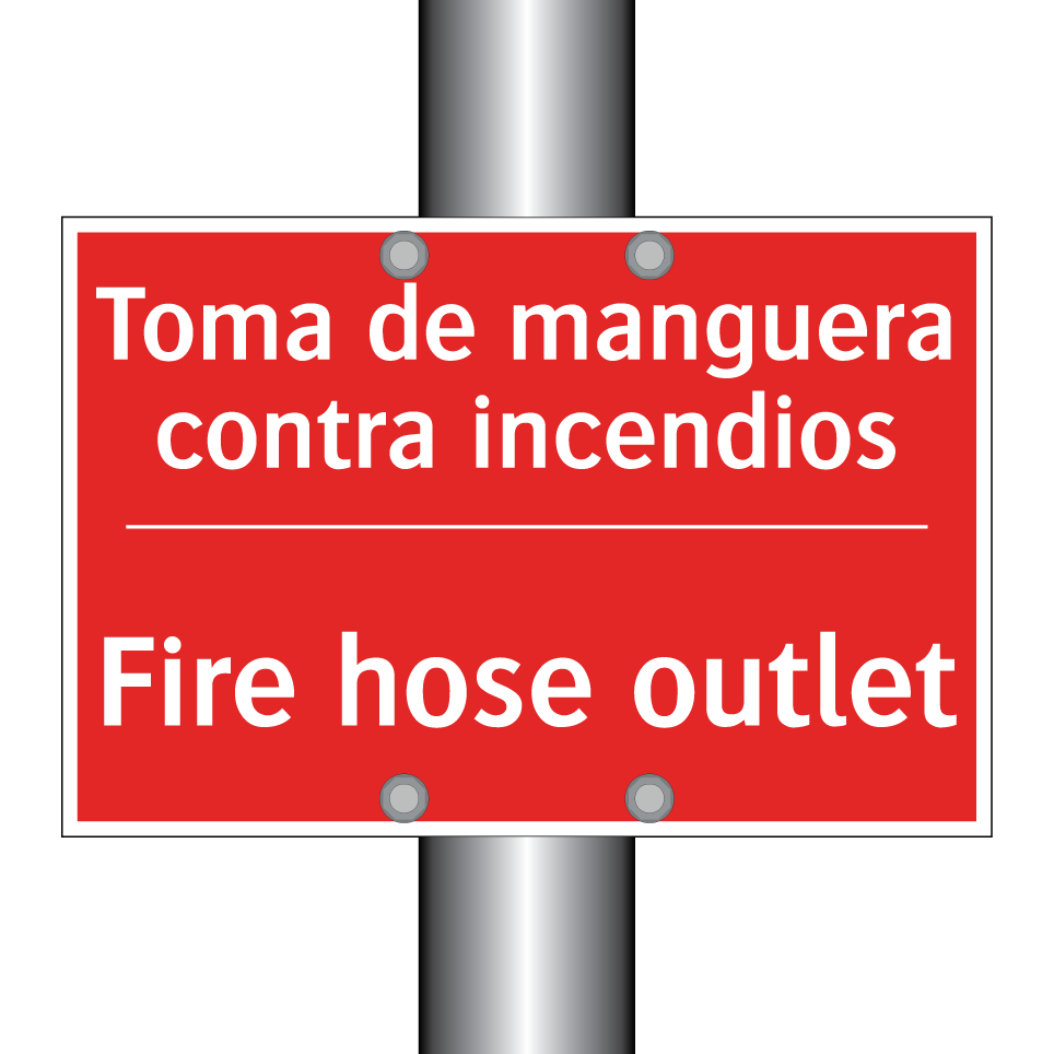 Toma de manguera contra /.../ - Fire hose outlet
