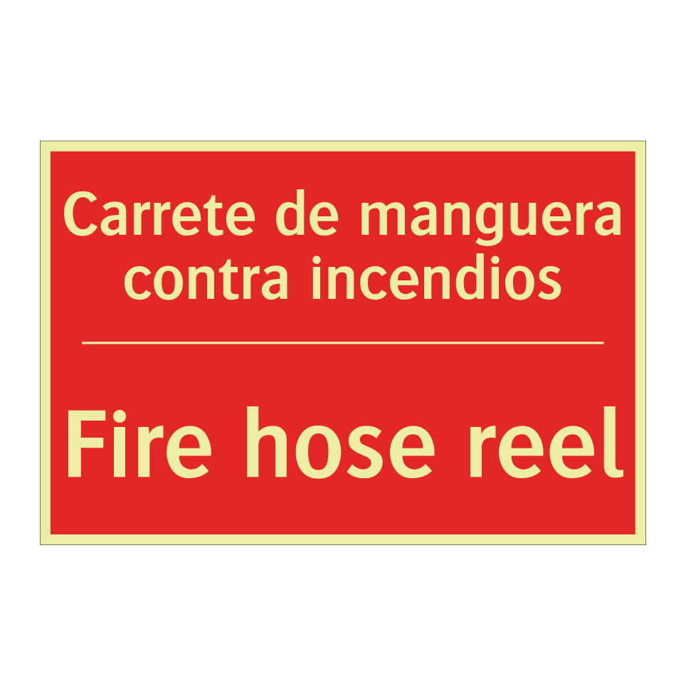 Carrete de manguera contra /.../ - Fire hose reel