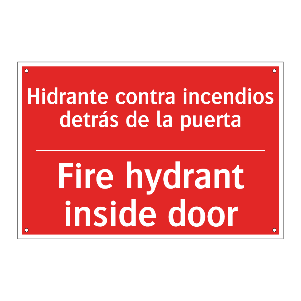 Hidrante contra incendios /.../ - Fire hydrant inside door
