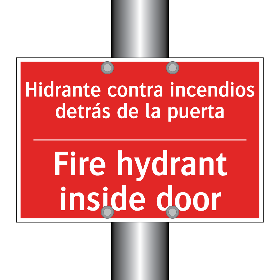 Hidrante contra incendios /.../ - Fire hydrant inside door