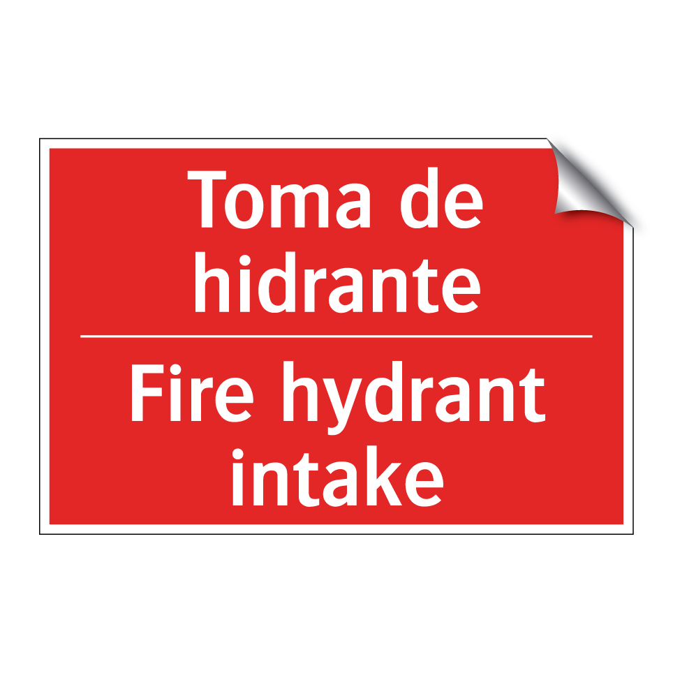 Toma de hidrante - Fire hydrant intake