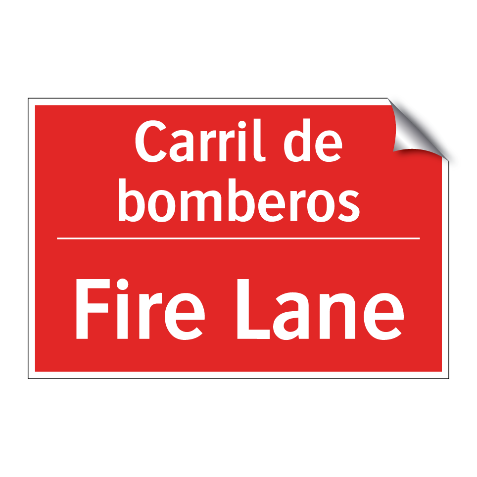 Carril de bomberos - Fire Lane