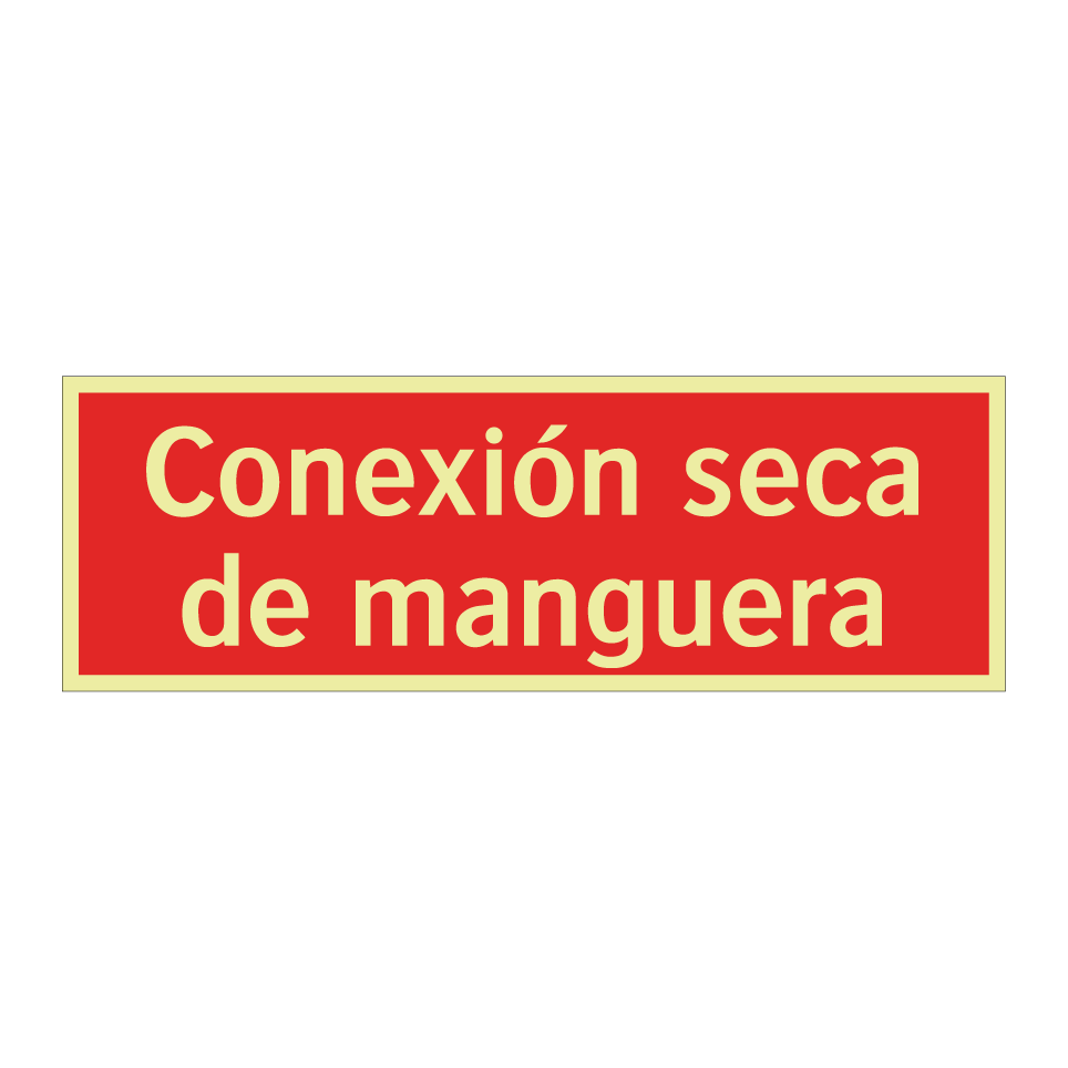 Conexión seca de manguera
