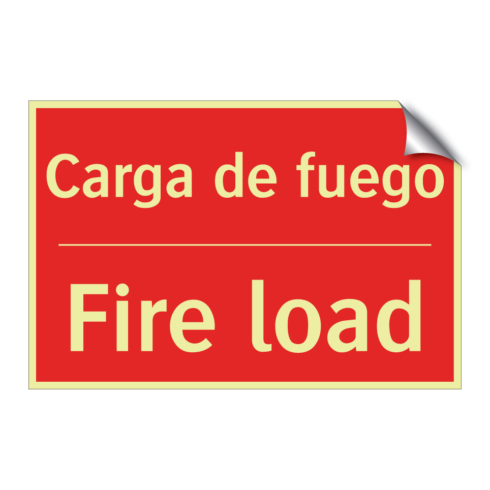 Carga de fuego - Fire load
