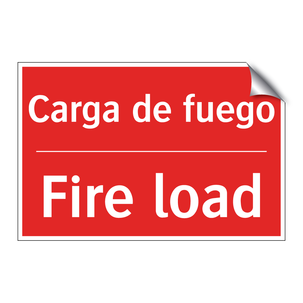 Carga de fuego - Fire load
