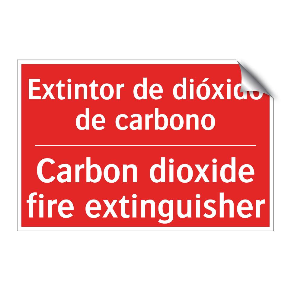 Extintor de dióxido de carbono - Carbon dioxide fire /.../