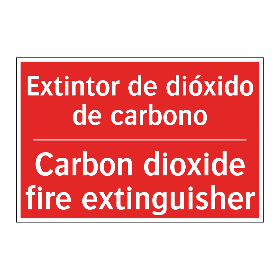 Extintor de dióxido de carbono - Carbon dioxide fire /.../