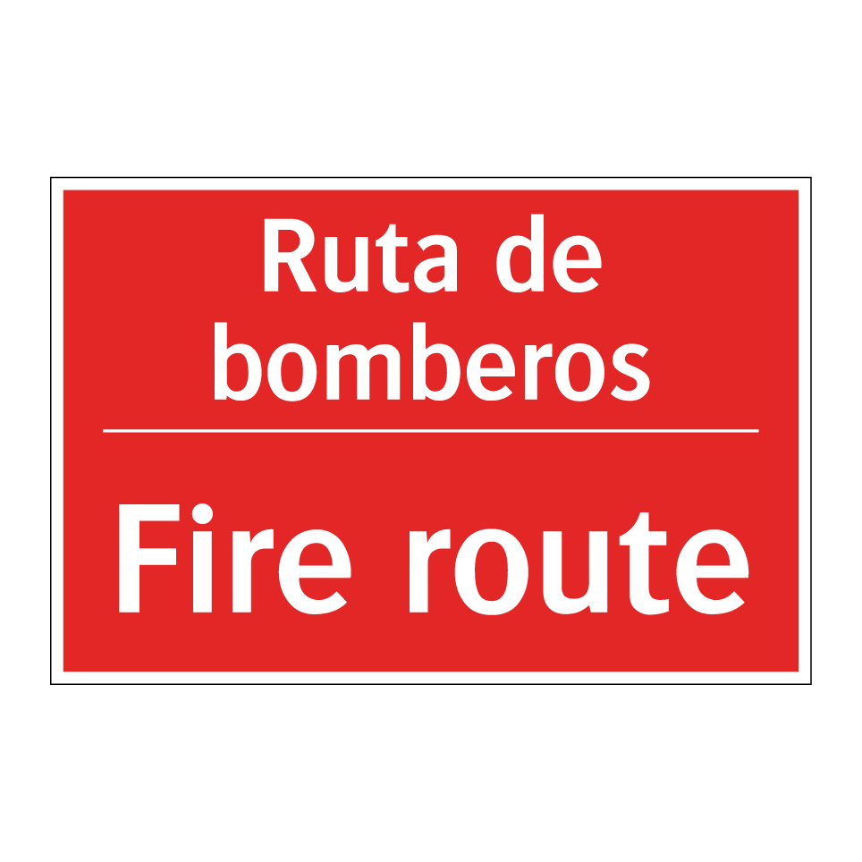 Ruta de bomberos - Fire route