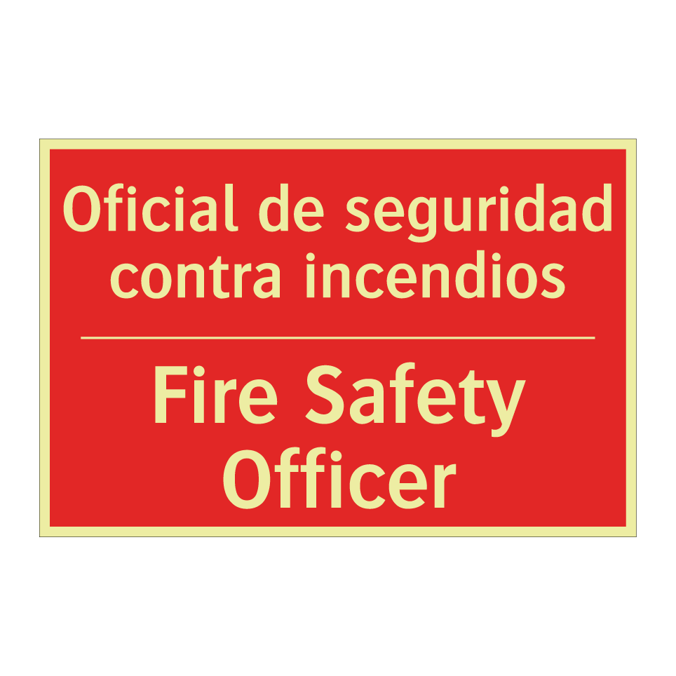 Oficial de seguridad contra /.../ - Fire Safety Officer