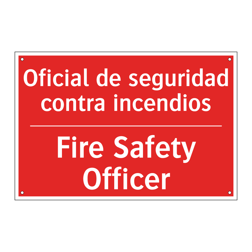 Oficial de seguridad contra /.../ - Fire Safety Officer