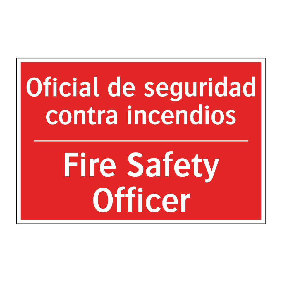 Oficial de seguridad contra /.../ - Fire Safety Officer