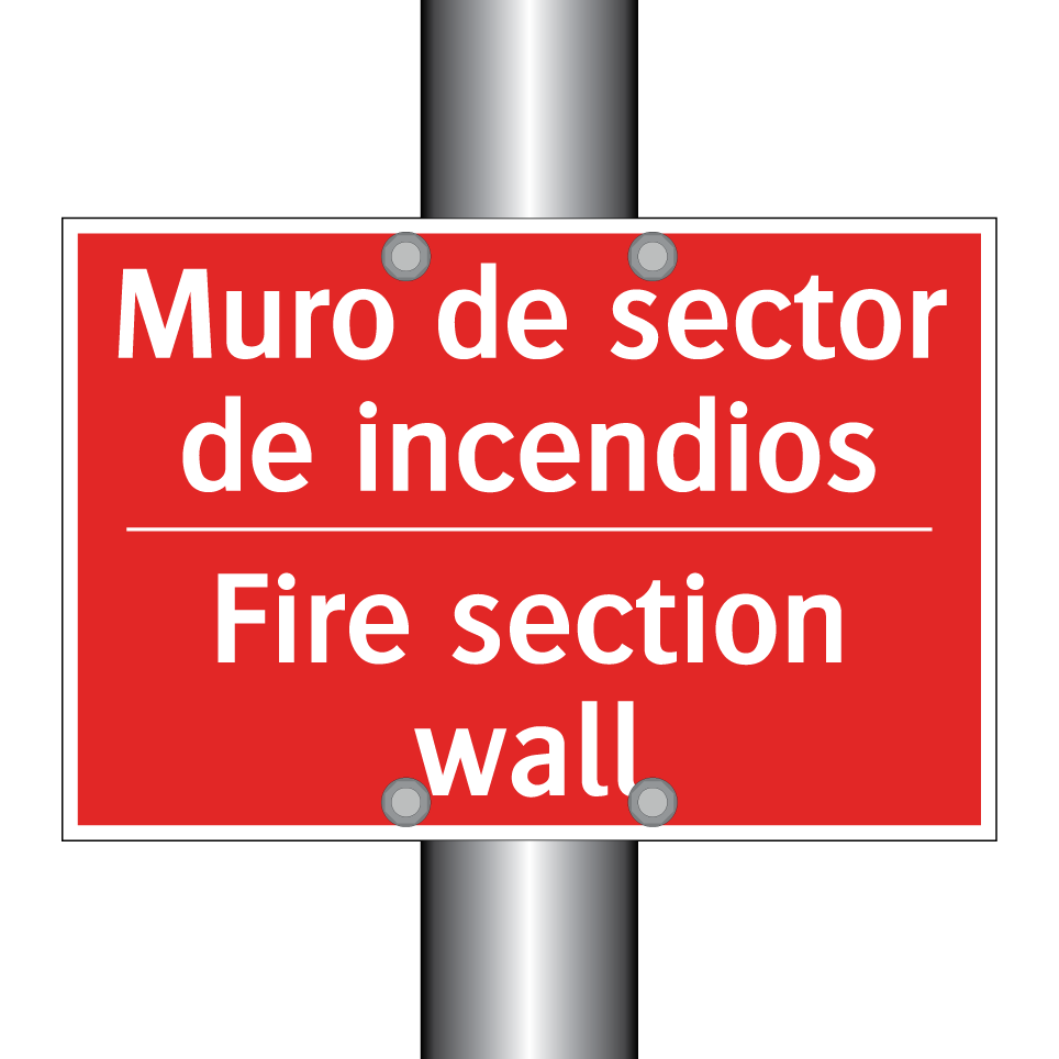 Muro de sector de incendios - Fire section wall