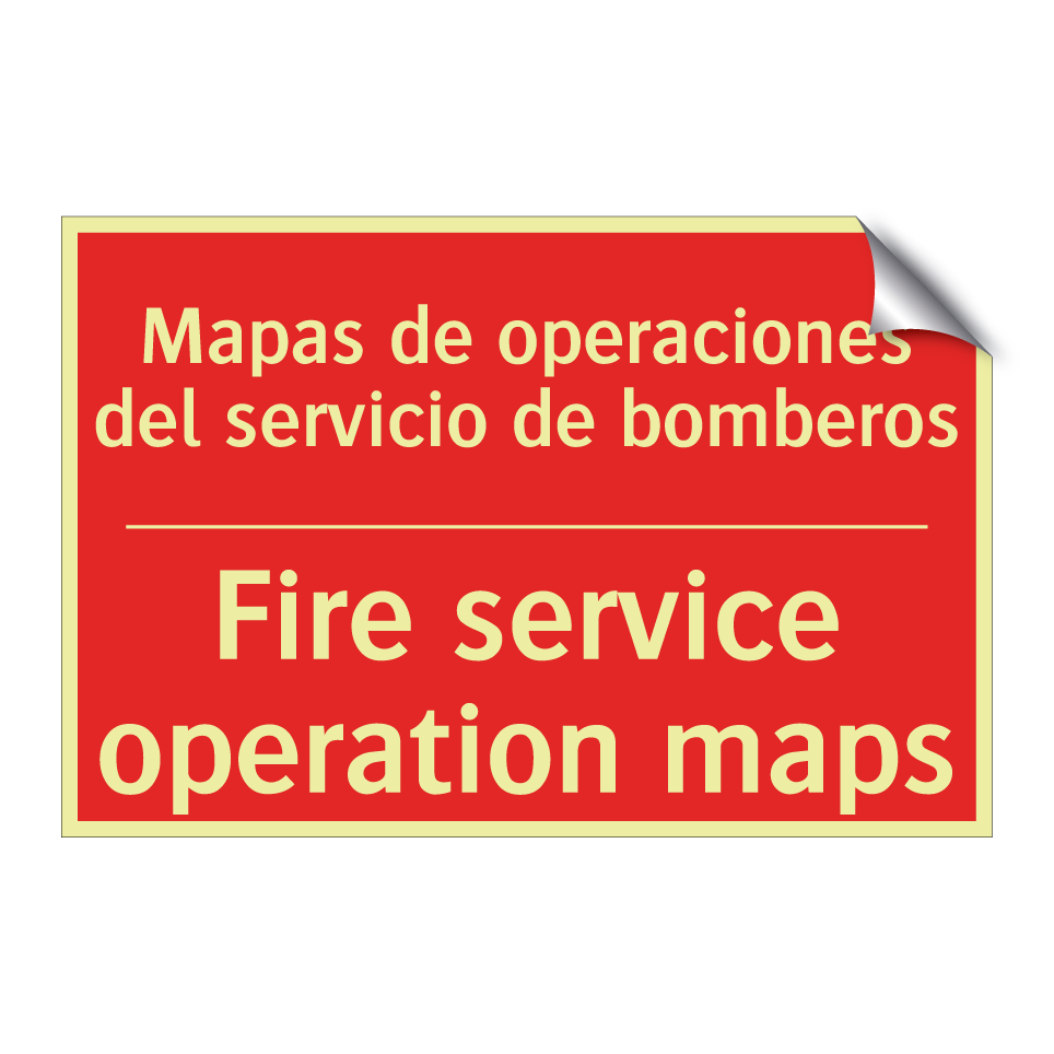 Mapas de operaciones del /.../ - Fire service operation maps