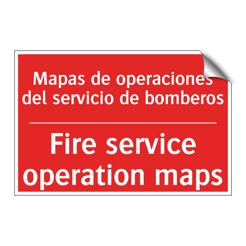 Mapas de operaciones del /.../ - Fire service operation maps