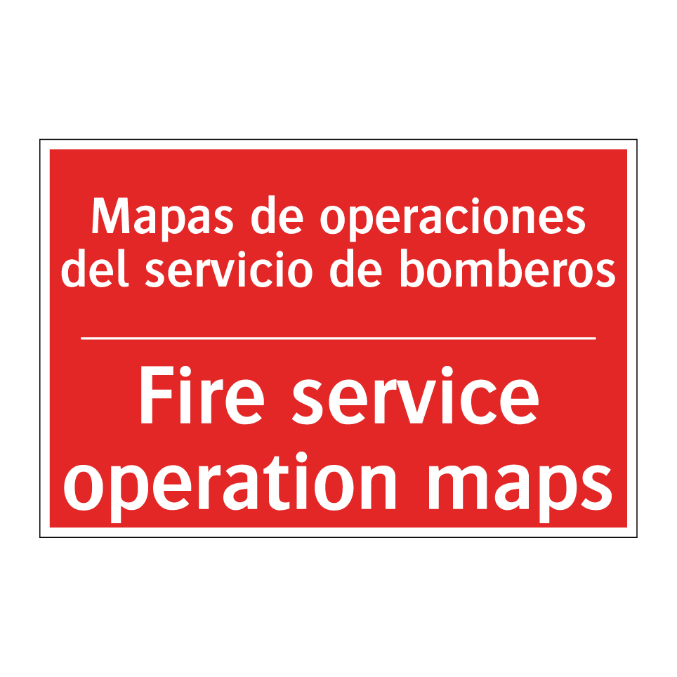 Mapas de operaciones del /.../ - Fire service operation maps