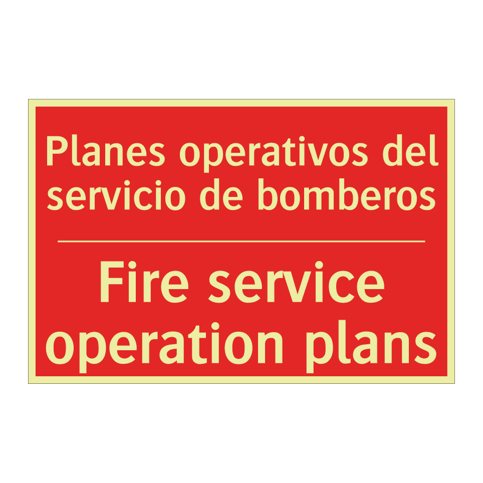 Planes operativos del /.../ - Fire service operation plans