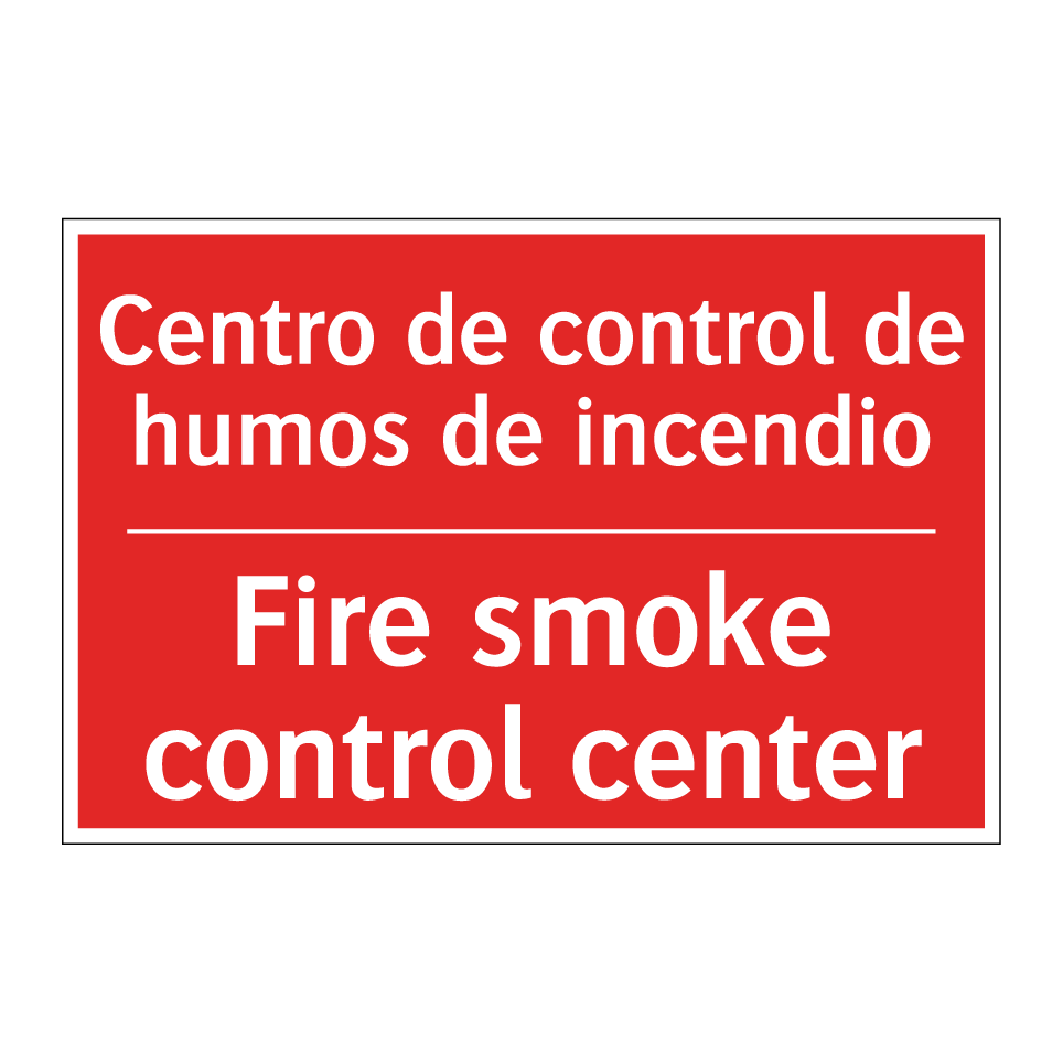 Centro de control de humos de /.../ - Fire smoke control center
