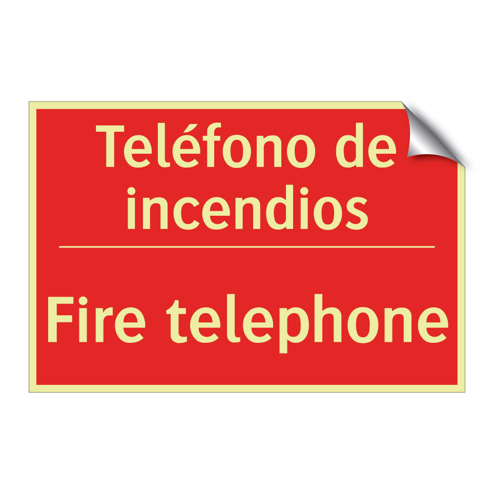 Teléfono de incendios - Fire telephone