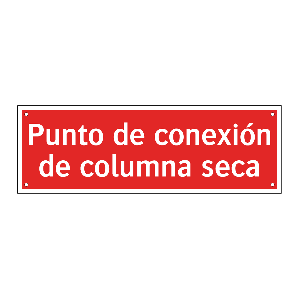 Punto de conexión de columna seca