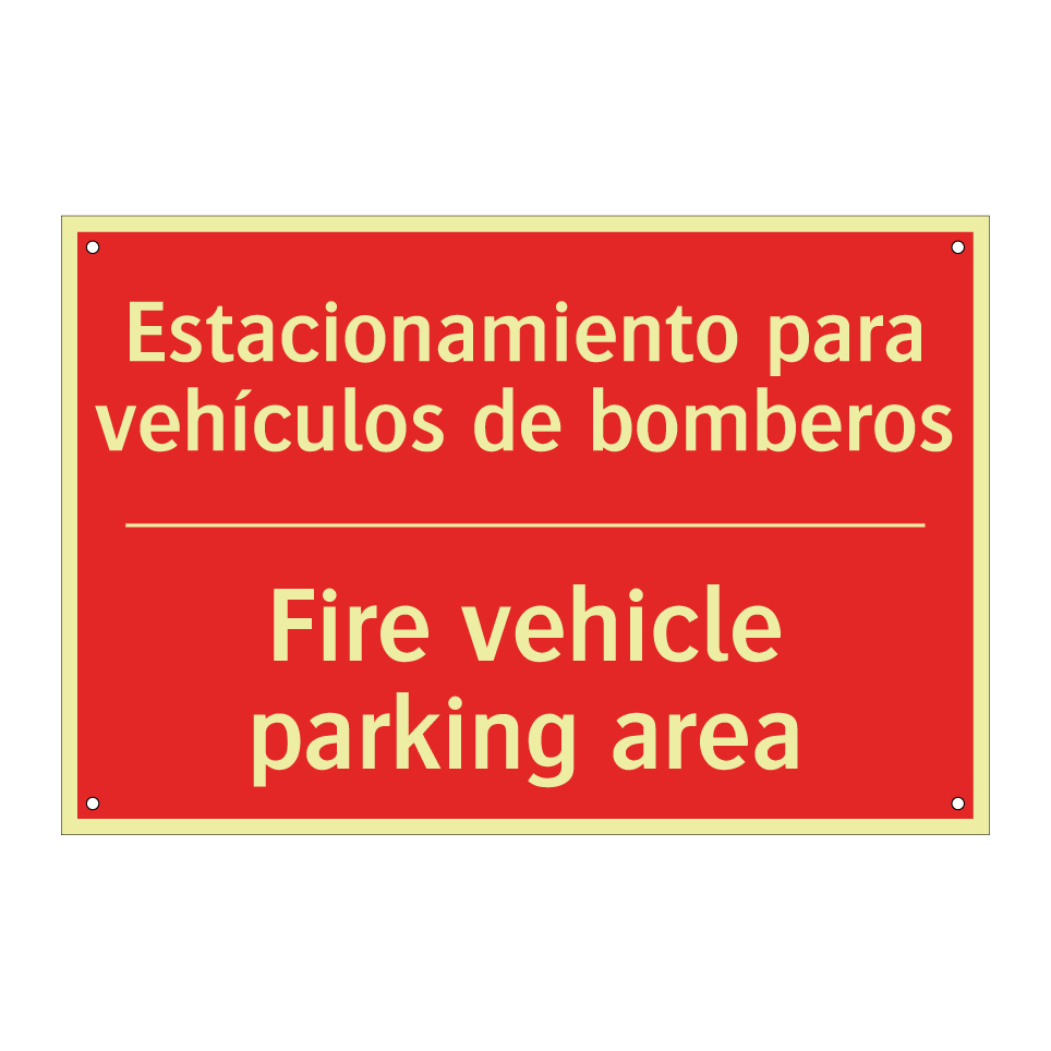 Estacionamiento para /.../ - Fire vehicle parking area