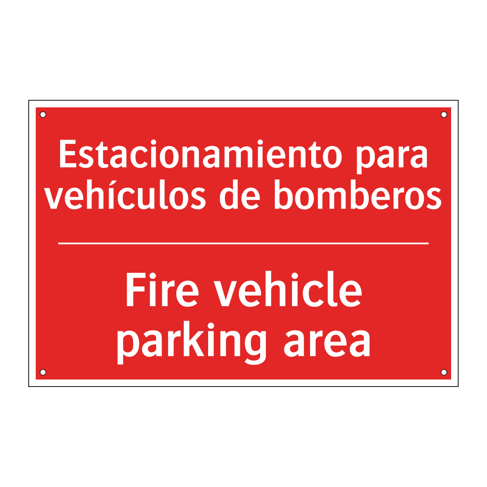 Estacionamiento para /.../ - Fire vehicle parking area