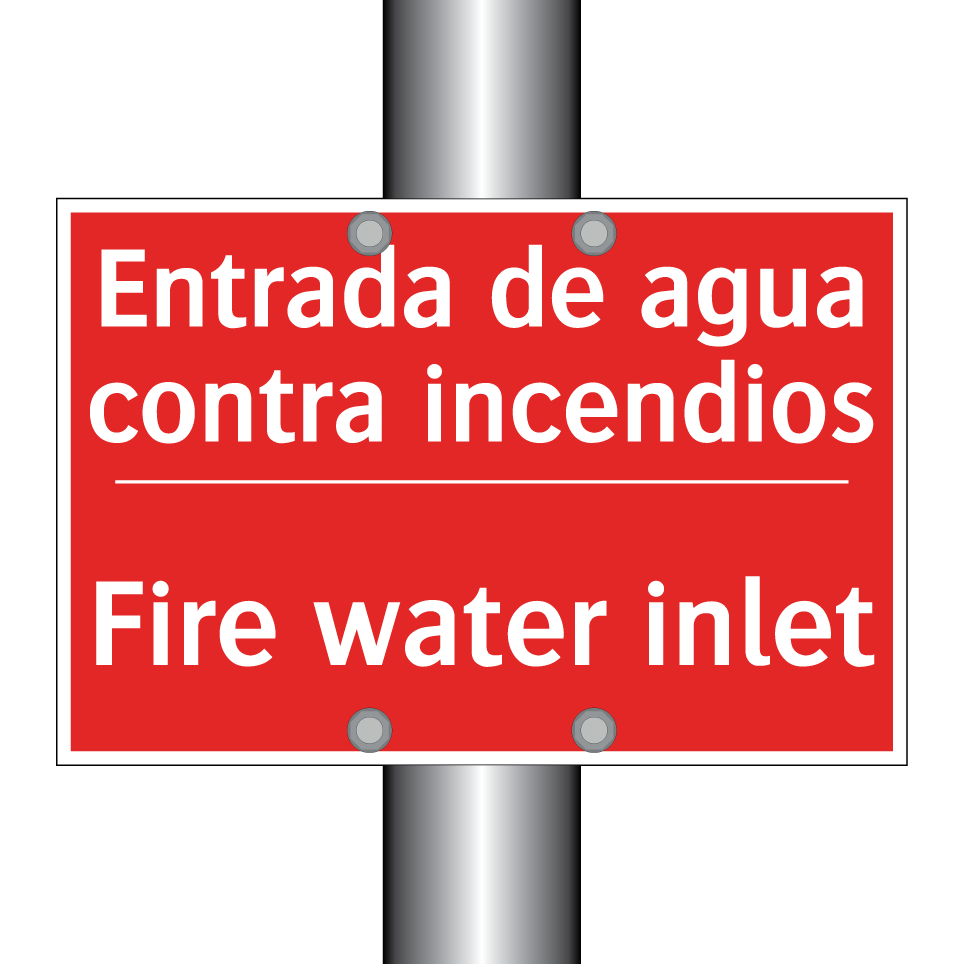 Entrada de agua contra /.../ - Fire water inlet