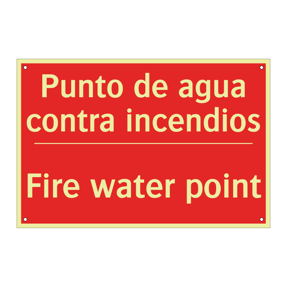 Punto de agua contra incendios - Fire water point