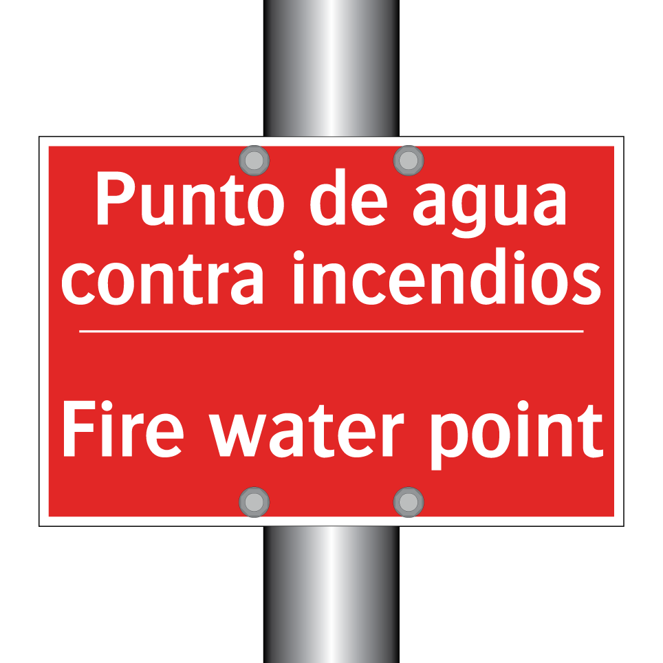 Punto de agua contra incendios - Fire water point
