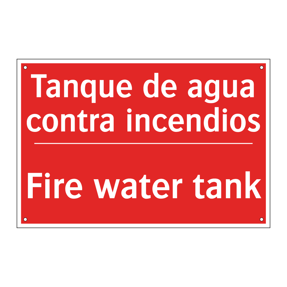 Tanque de agua contra /.../ - Fire water tank
