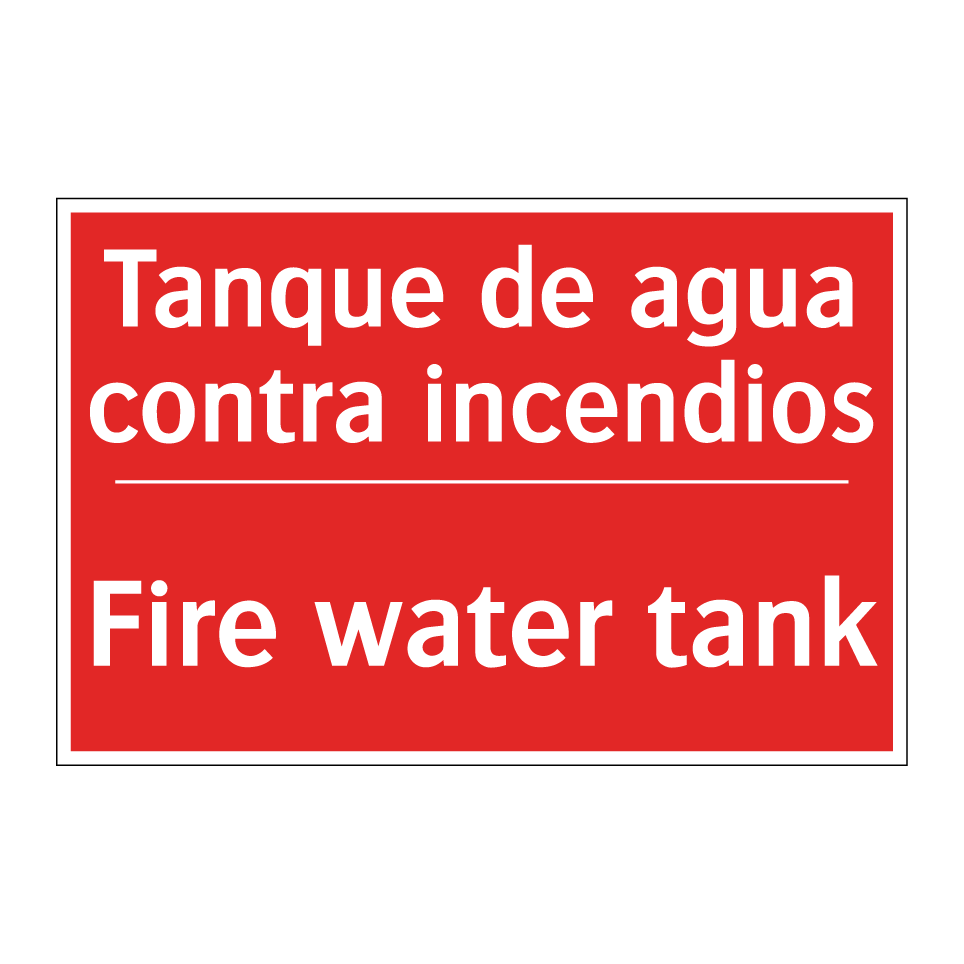 Tanque de agua contra /.../ - Fire water tank