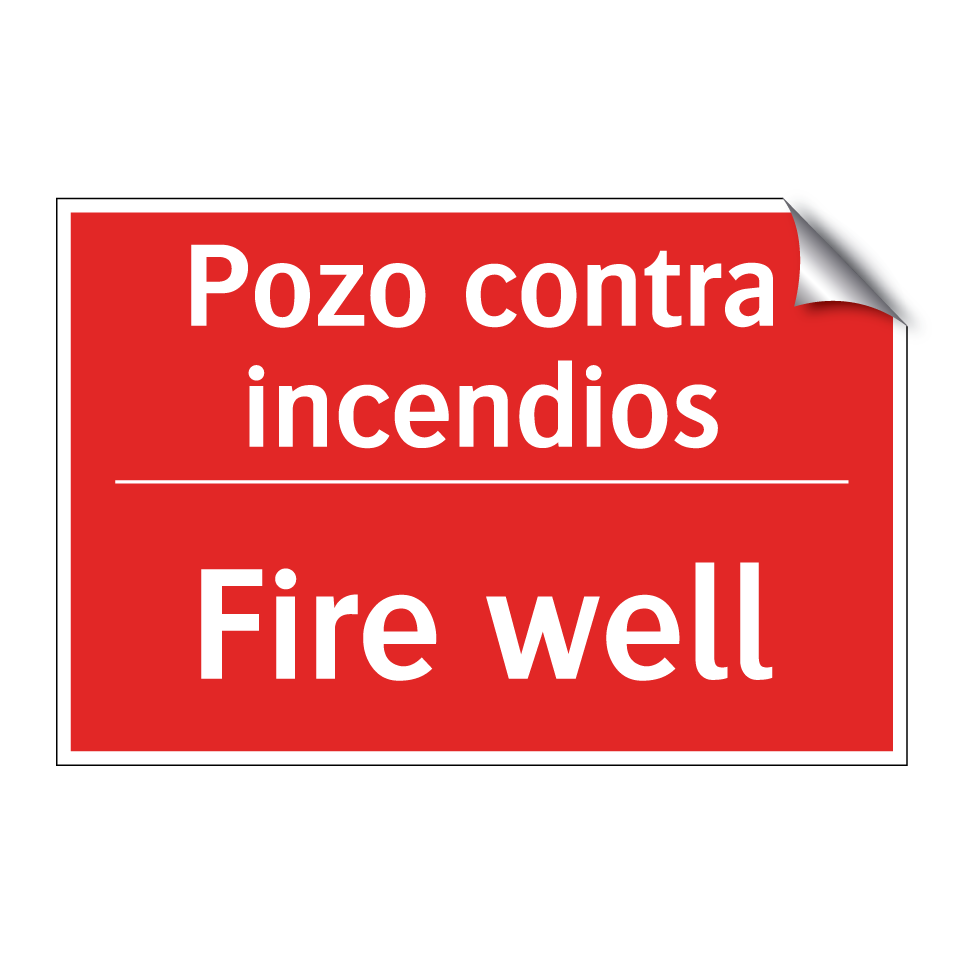 Pozo contra incendios - Fire well