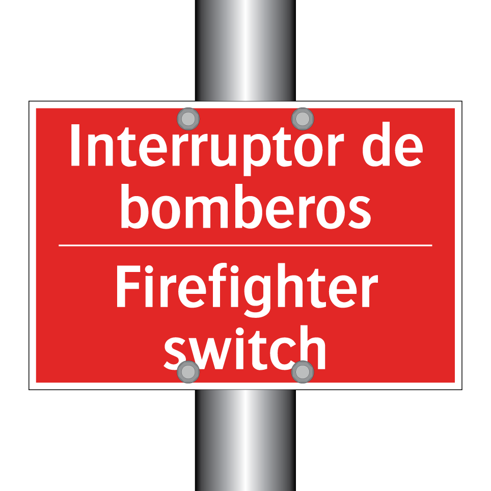 Interruptor de bomberos - Firefighter switch