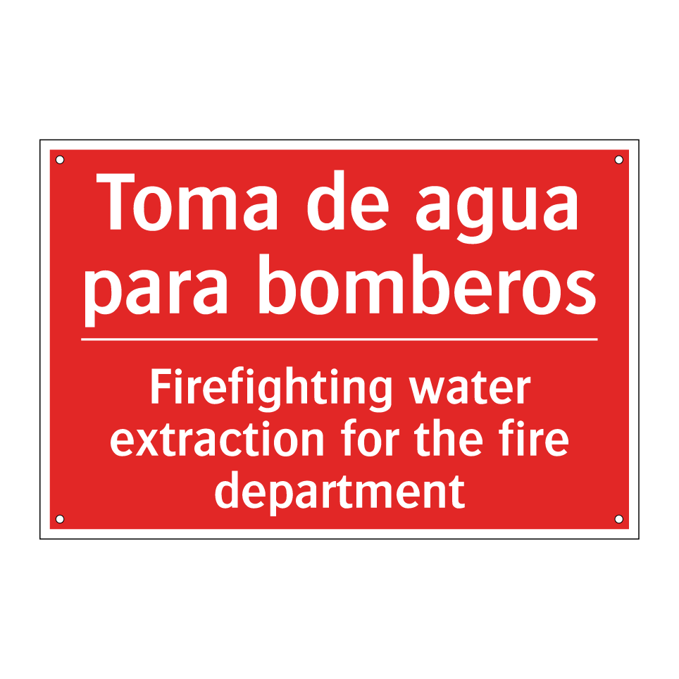 Toma de agua para bomberos - Firefighting water extraction /.../