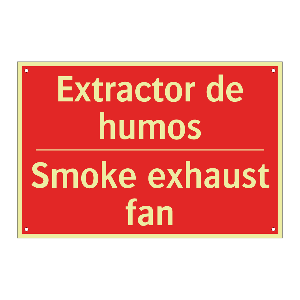 Extractor de humos - Smoke exhaust fan