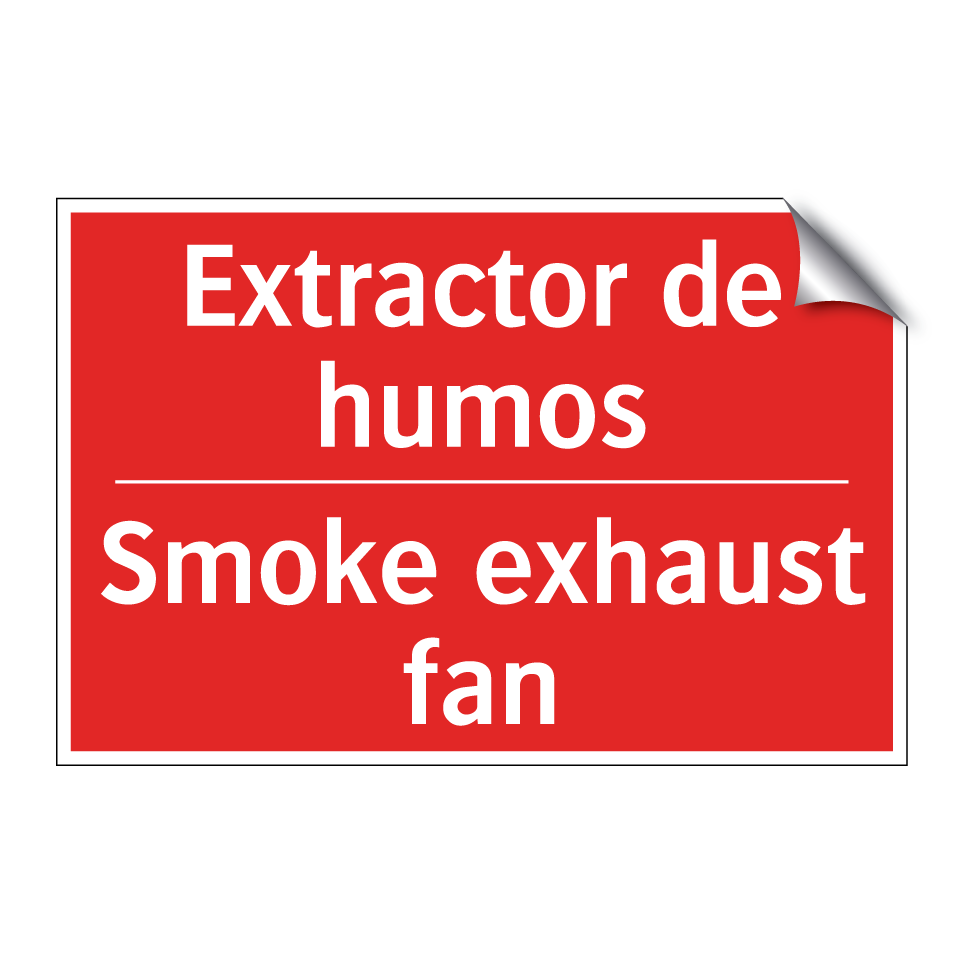 Extractor de humos - Smoke exhaust fan