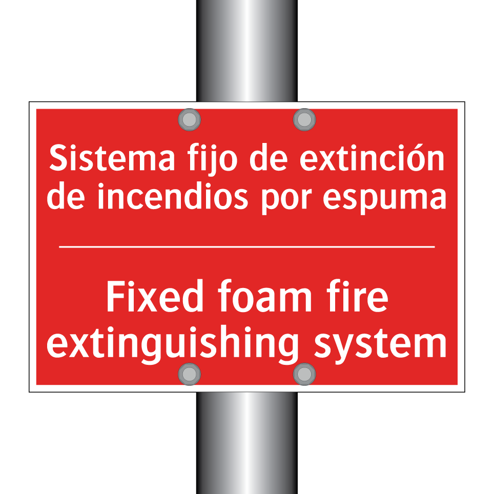 Sistema fijo de extinción de /.../ - Fixed foam fire extinguishing /.../