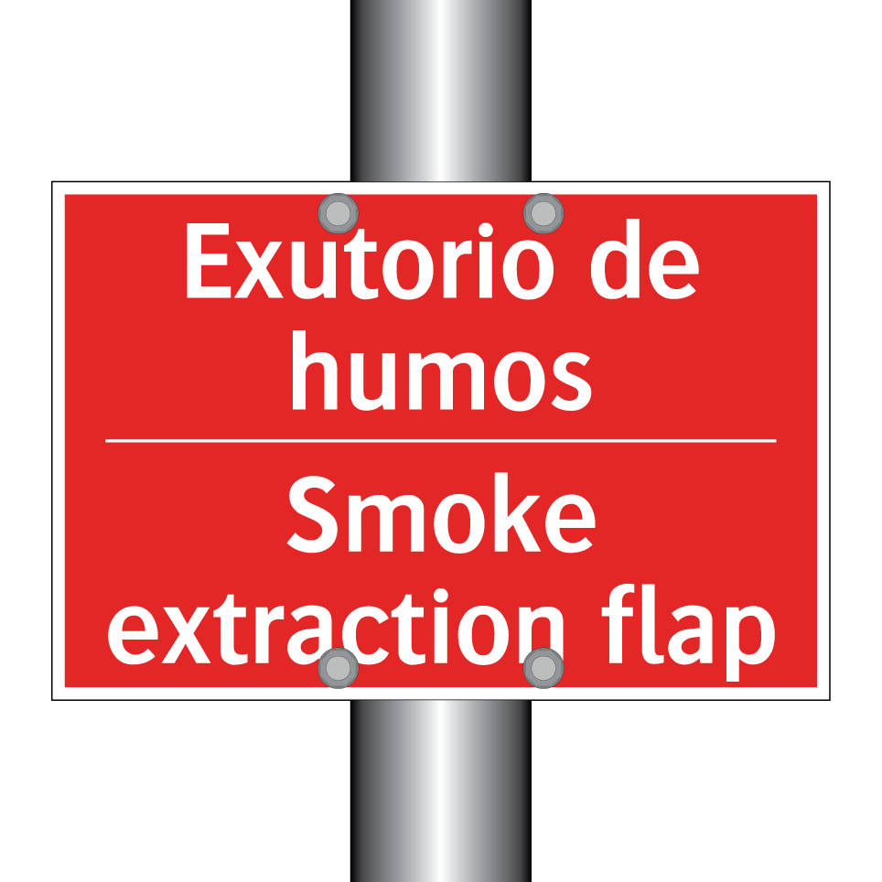 Exutorio de humos - Smoke extraction flap