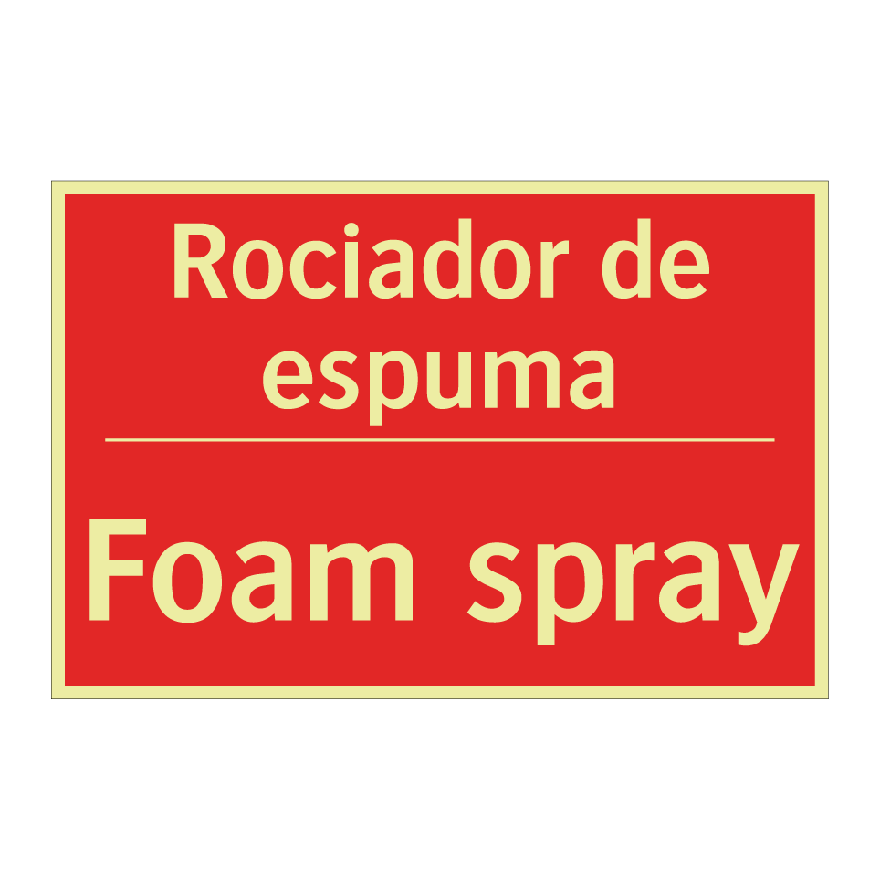 Rociador de espuma - Foam spray