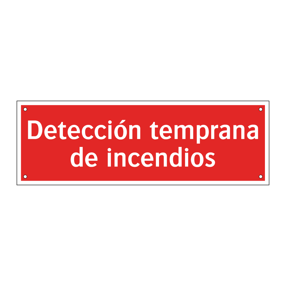Detección temprana de incendios