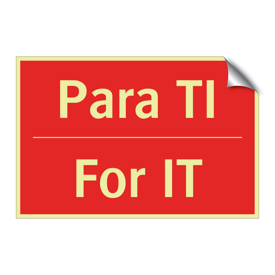 Para TI - For IT