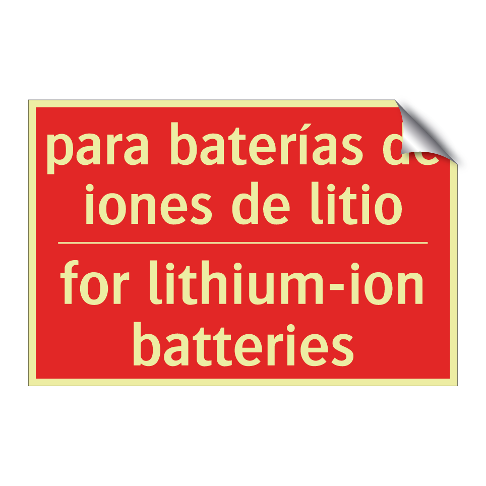 para baterías de iones de /.../ - for lithium-ion batteries