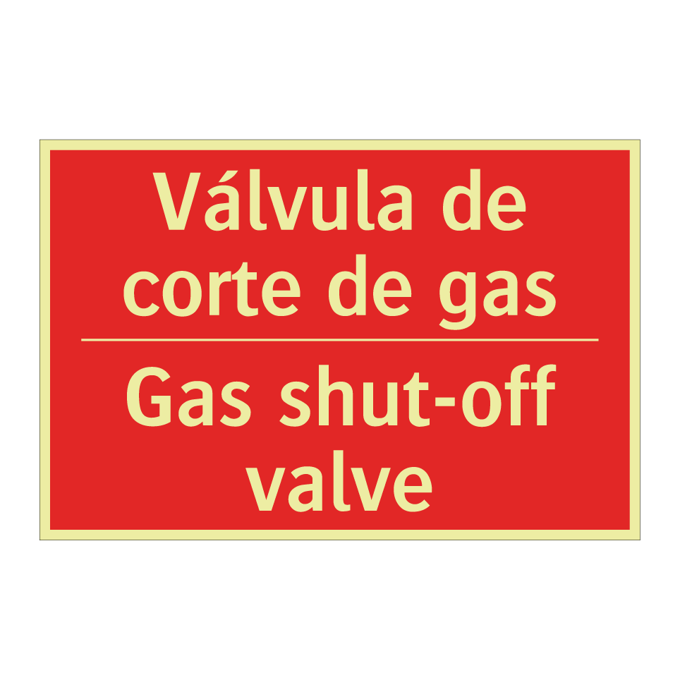 Válvula de corte de gas - Gas shut-off valve