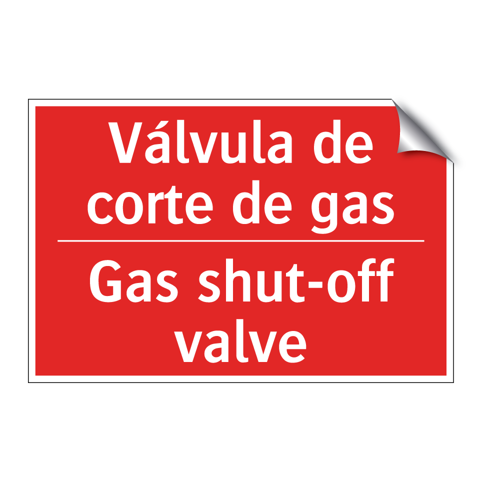 Válvula de corte de gas - Gas shut-off valve